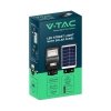 Naświetlacz oprawa uliczna LED solarna V-TAC 6W czarny VT-ST63W 6000K 800lm